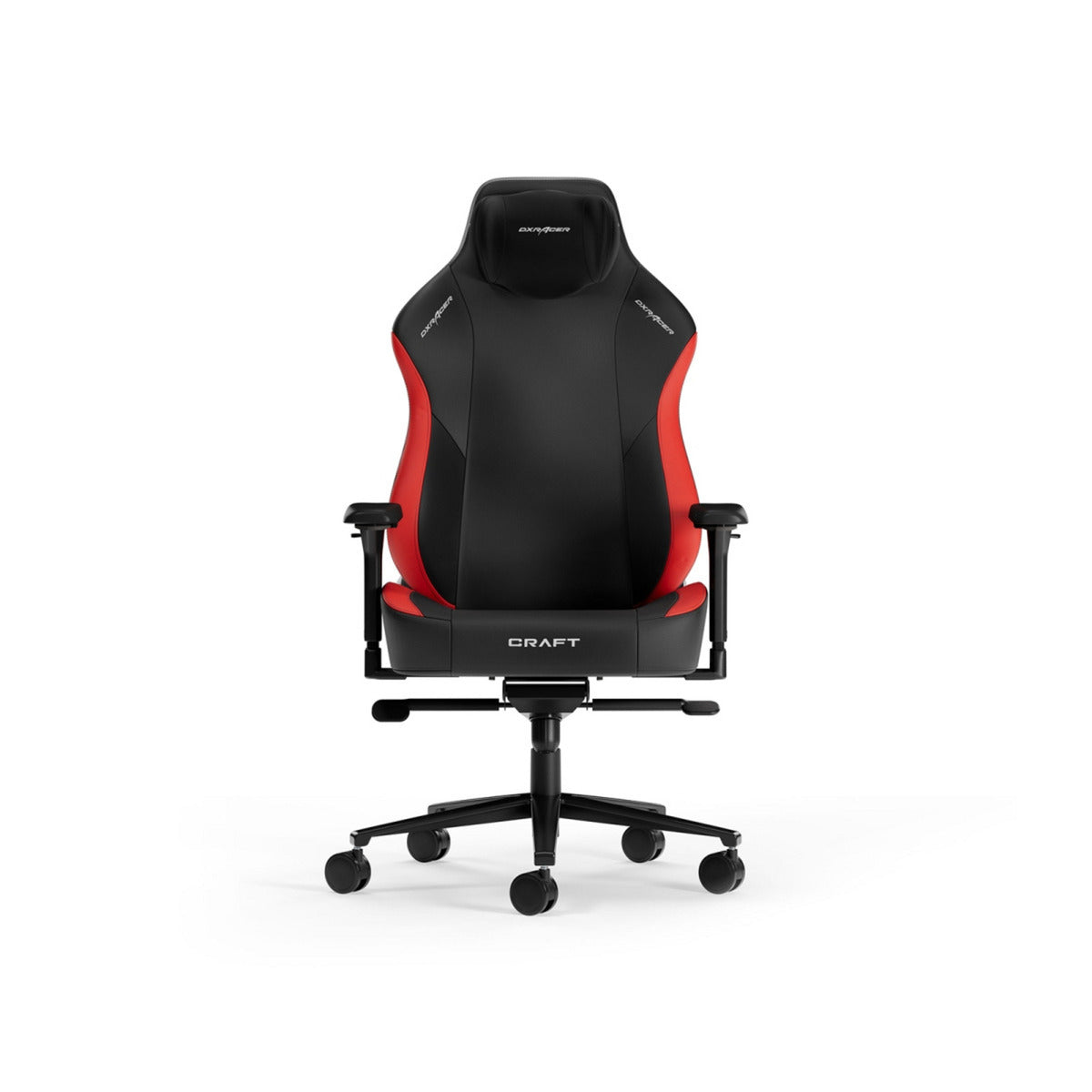Dxracer craft l black red epu leather gamestoel (zwart rood)