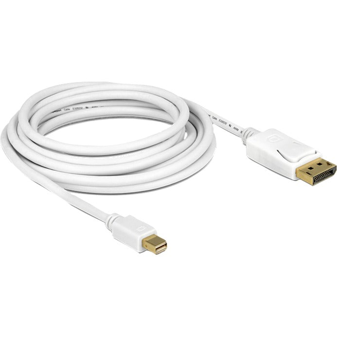 Delock mini-displayport naar displayport kabel (wit, 1 meter)