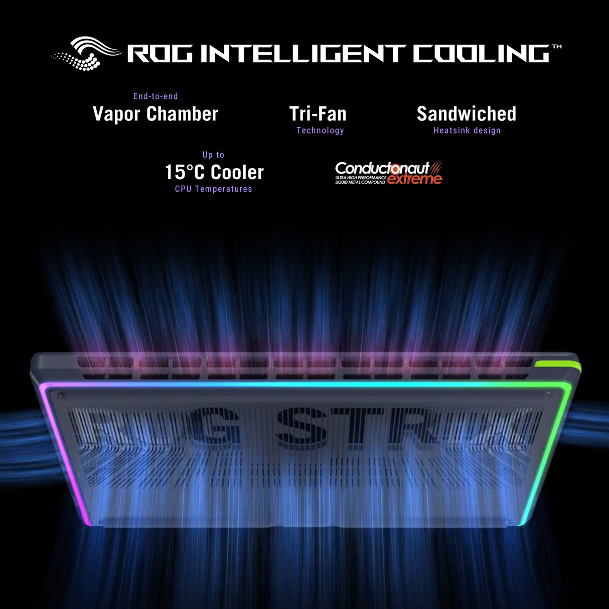 Asus rog strix g16 g615lp-s5016w 16 gaming laptop (zwart grijs | core ultra 9 275hx | rtx 5070 | 32 gb | 1tb ssd)