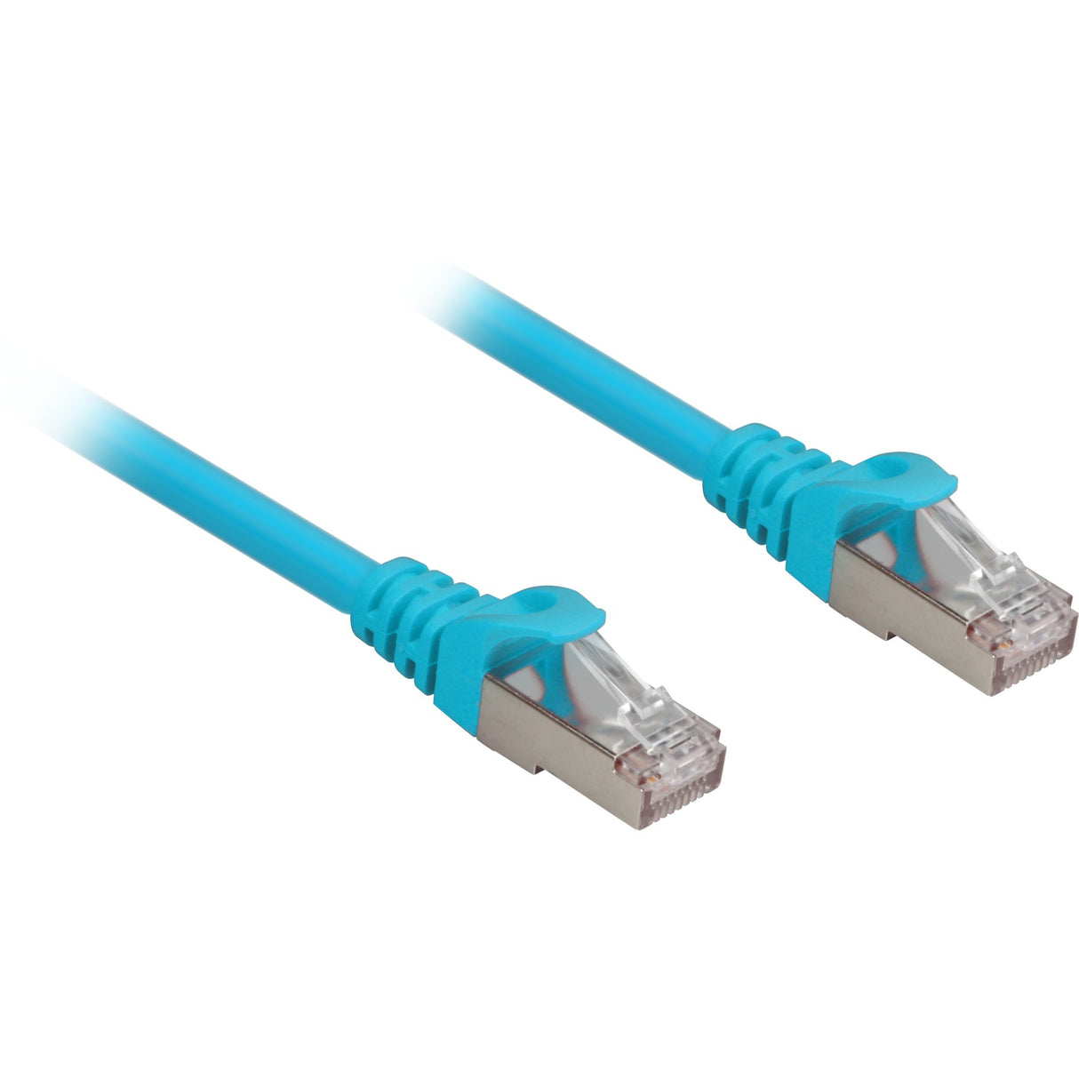 Sharkoon cat.6a netwerkkabel (blauw, 10 meter, sftp, rj-45, halogeenvrij)