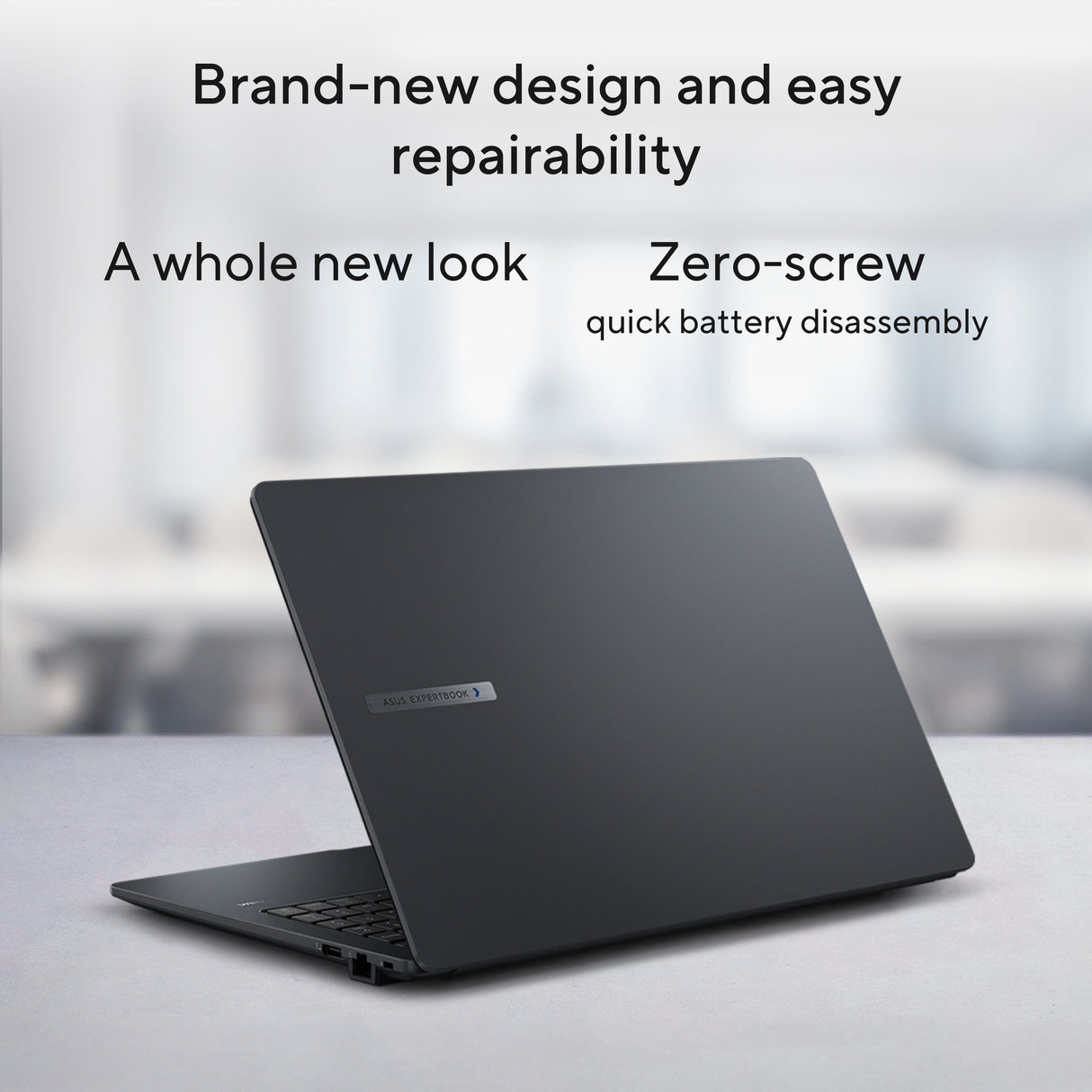 Asus expertbook b1 b1503cva-s73431x 15.6 laptop (zwart grijs | core i7-13620h | uhd graphics | 32 gb | 1 tb ssd)