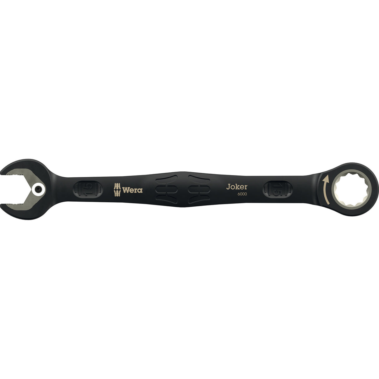 Wera 6000 joker black edition 11 set 1 steek-ringratelsleutelset, 11‑delig moersleutel (zwart)