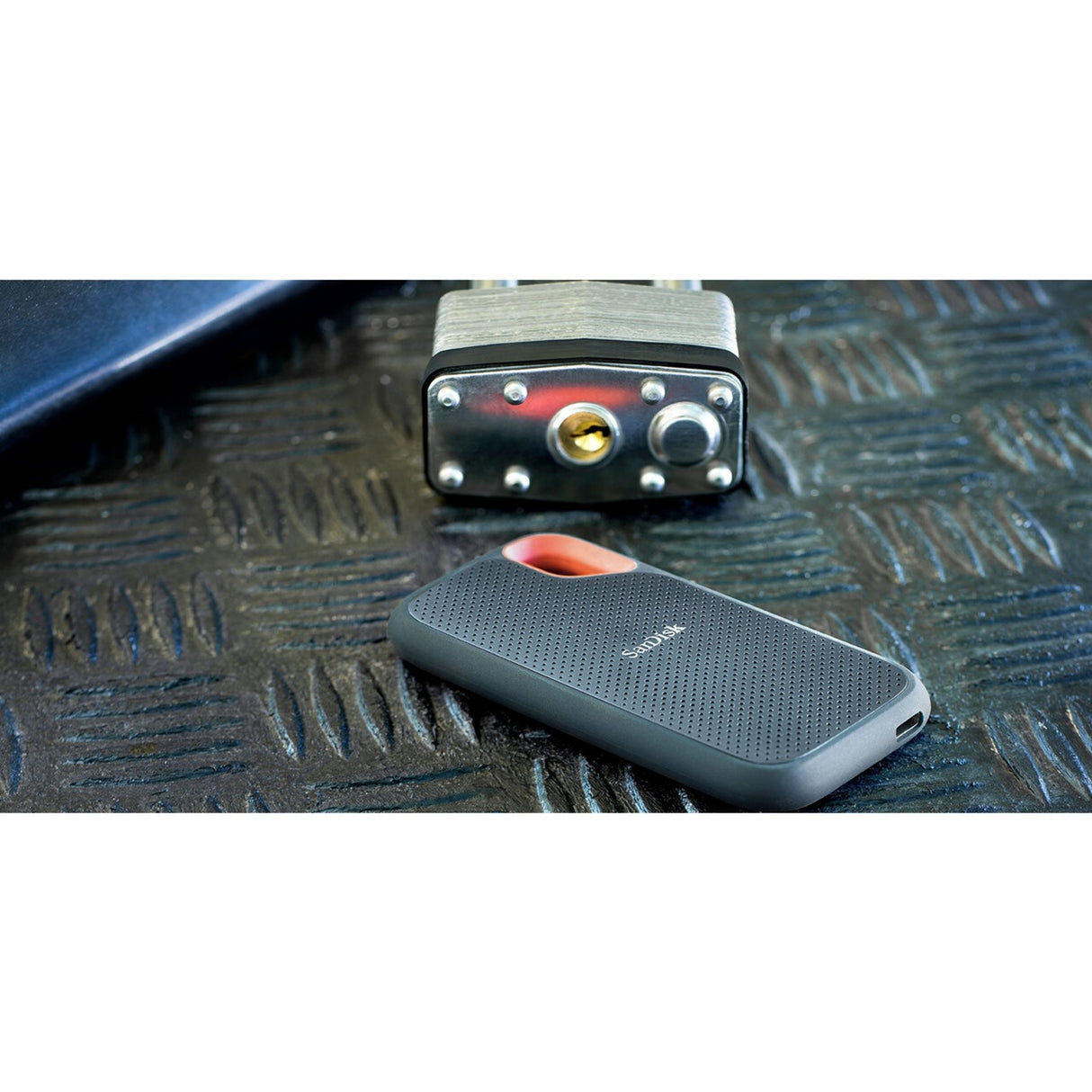 Sandisk extreme portable v2, 2 tb externe ssd (zwart oranje, sdssde61-2t00-g25, usb-c)