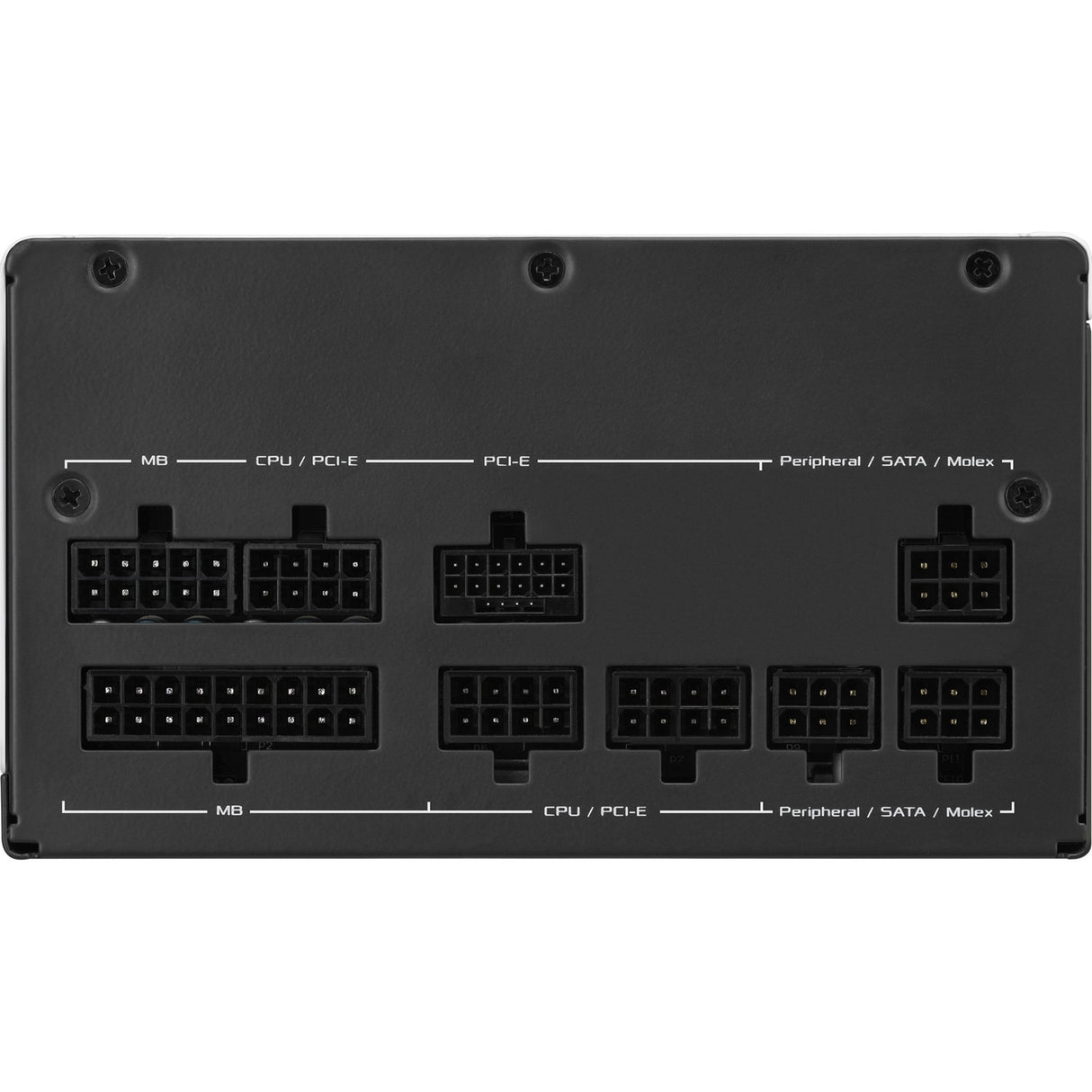 Asus prime gold modulaire 850 watt voeding (wit, 1x 12v-2x6, 3x pcie)
