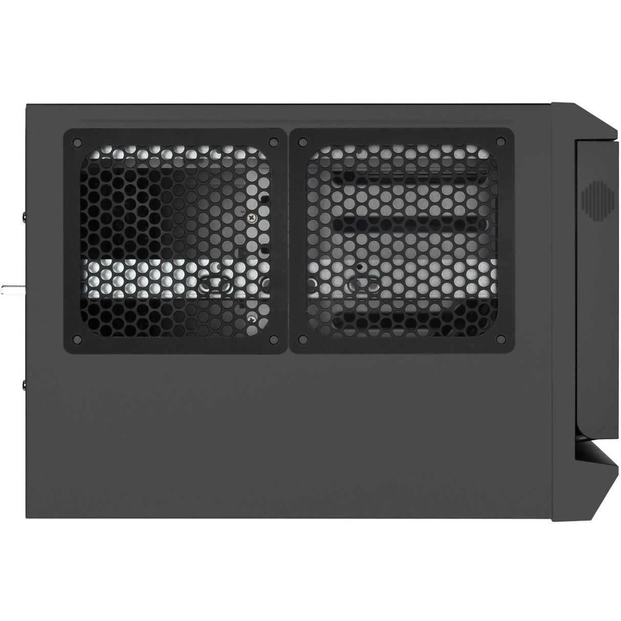 Silverstone cs381b v1.1 rack behuizing (zwart | 2x usb-a 3.2 (5 gbit s) | 2x audio)
