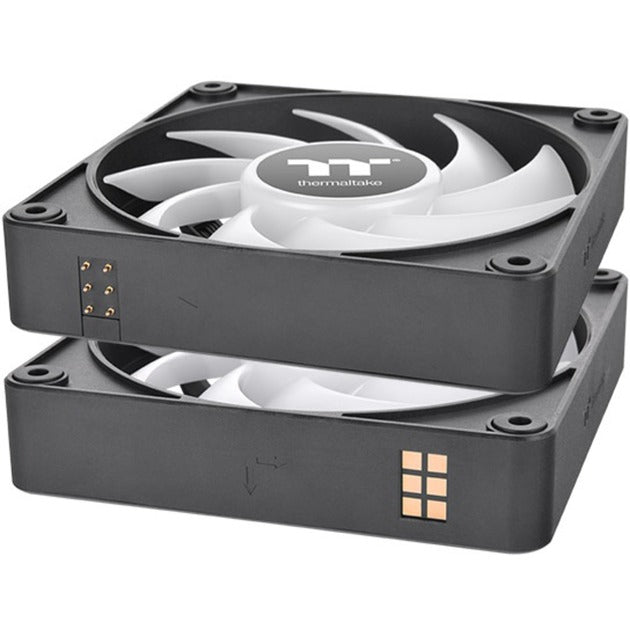 Thermaltake ct120 ex argb sync pc cooling fan (3-fan pack) case fans (zwart, 3 stuks, 120 x 120 x 25 mm, pwm)