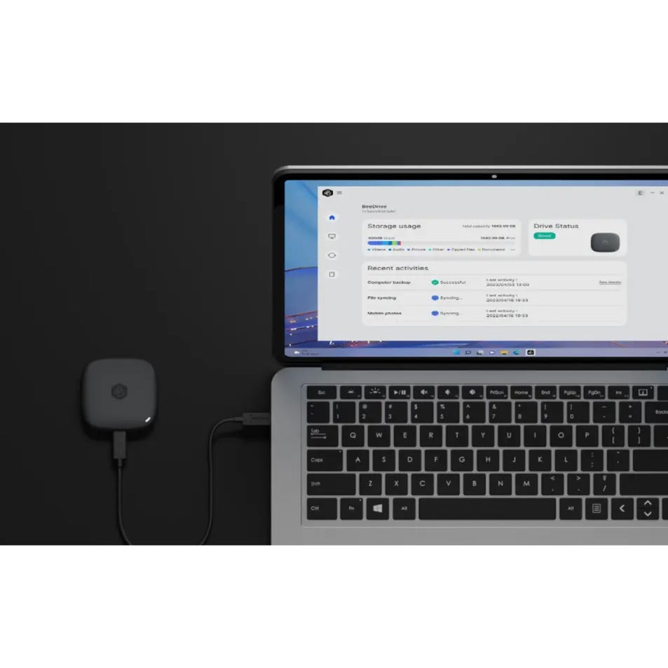 Synology beedrive 1 tb externe ssd (zwart, usb 3.2 gen 2 (type c))