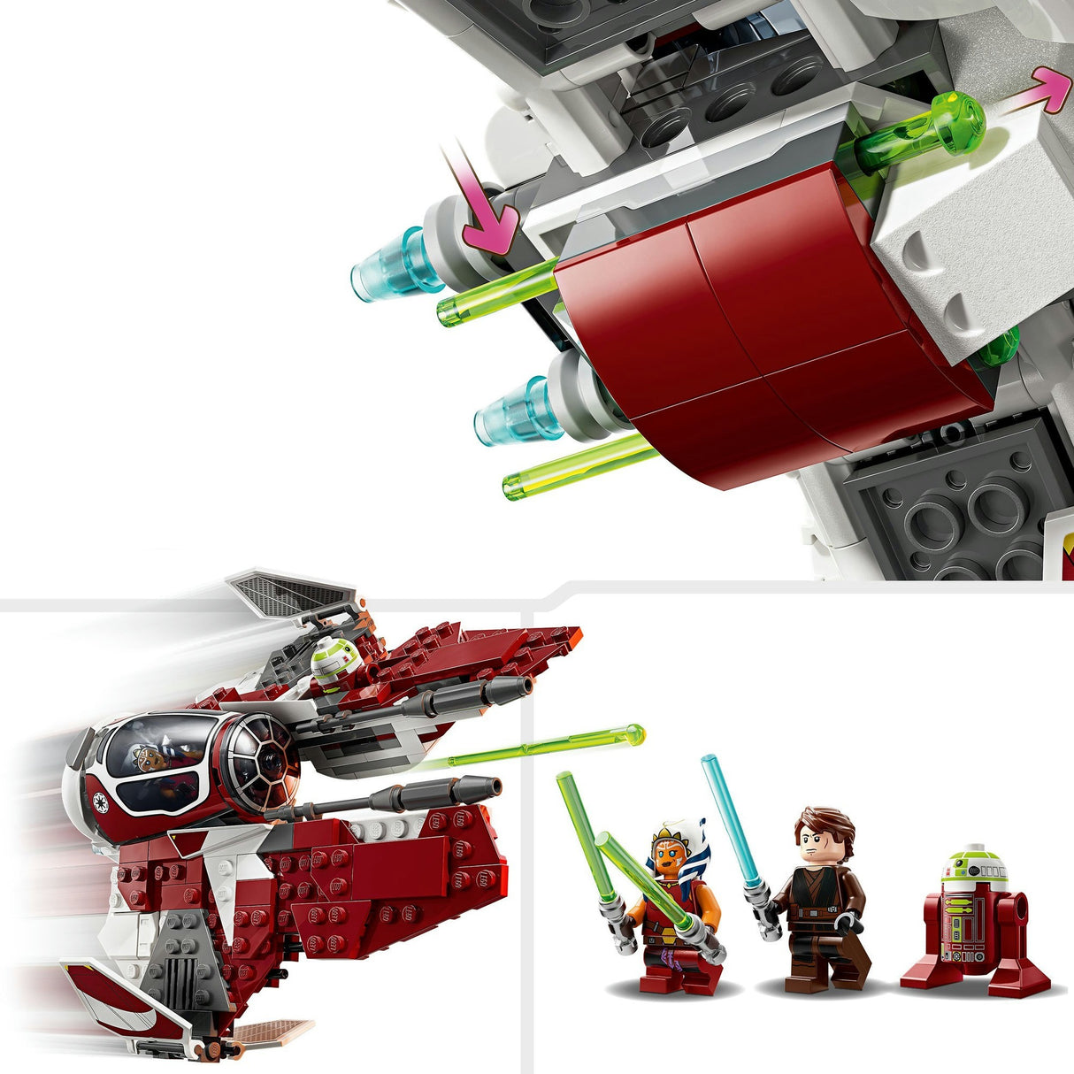 Lego star wars™ ahsoka's jedi interceptor™ 75401