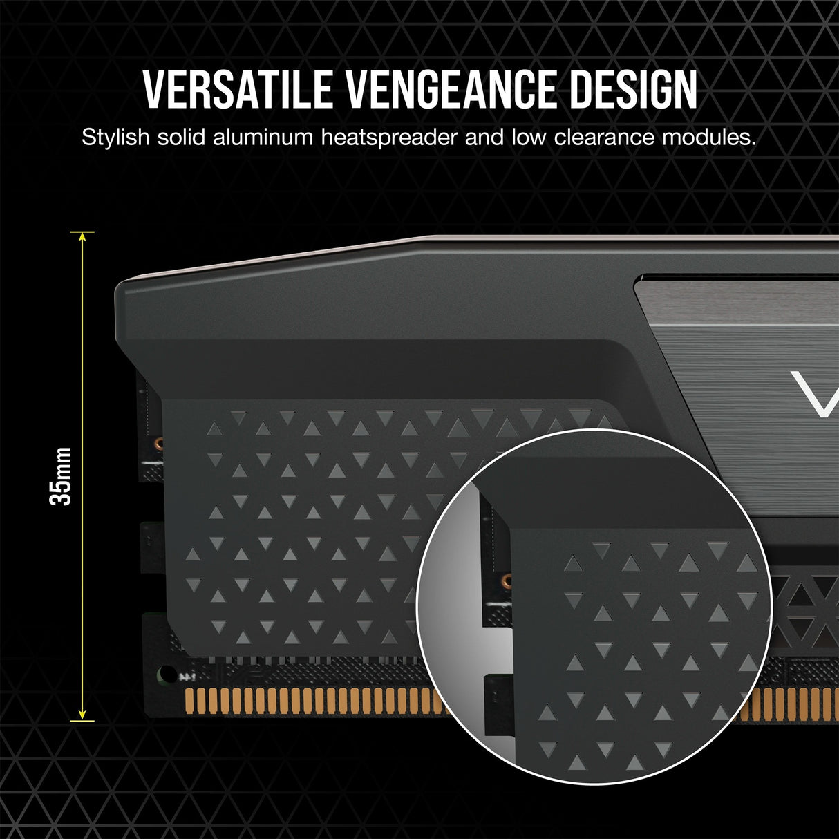 Corsair vengeance 32 gb ddr5-6000 (2x 16 gb) werkgeheugen (zwart, cmk32gx5m2b6000c38, xmp 3.0)