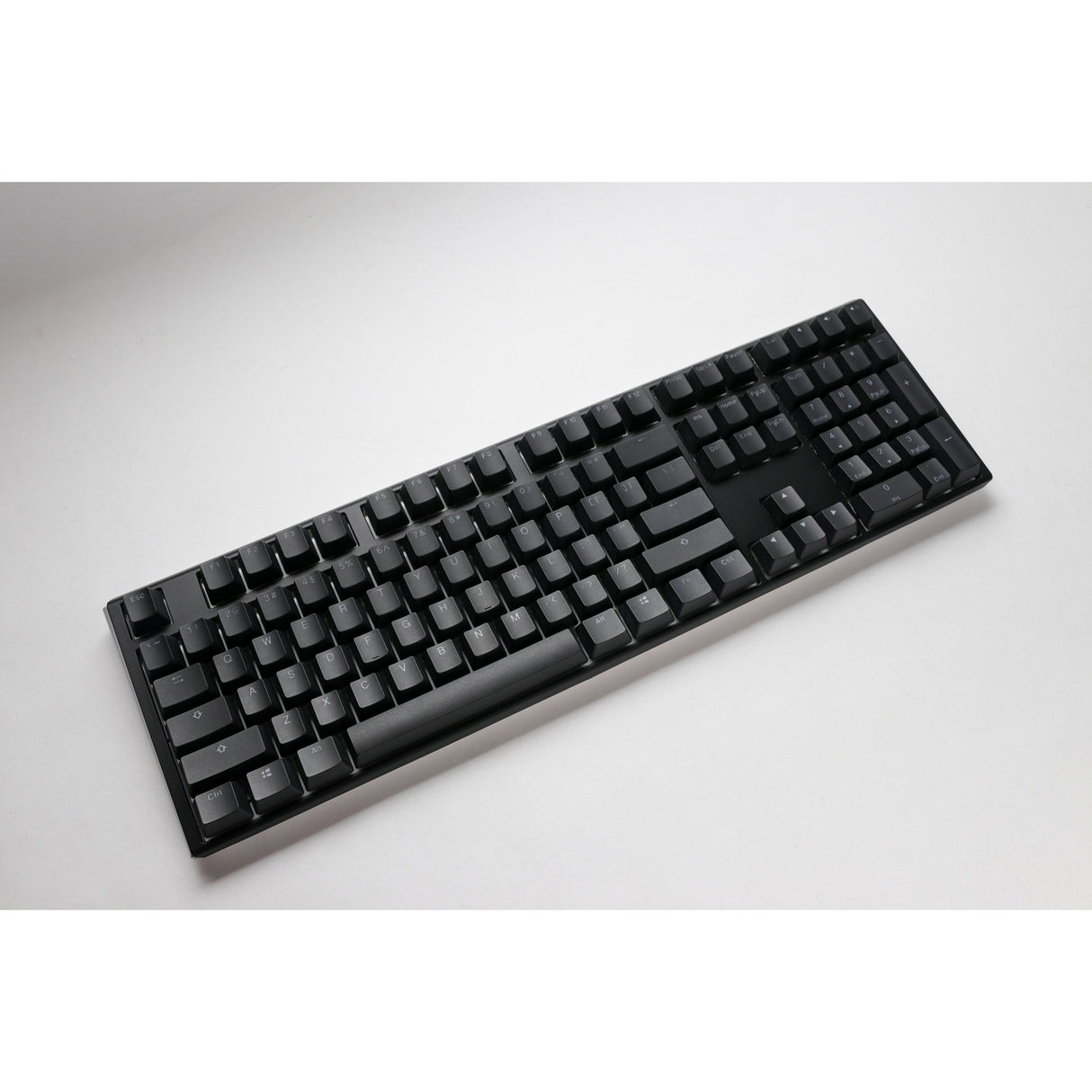 Ducky one 3 classic, toetsenbord (zwart wit, us lay-out, cherry mx blue, rgb led, double-shot pbt, hot-swappable, quack mechanics)