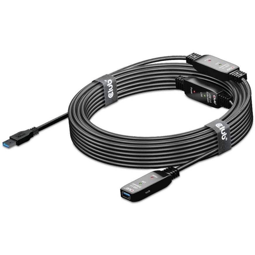 Club 3d usb 3.2 gen 1 actieve repeaterkabel (zwart, 15 meter)