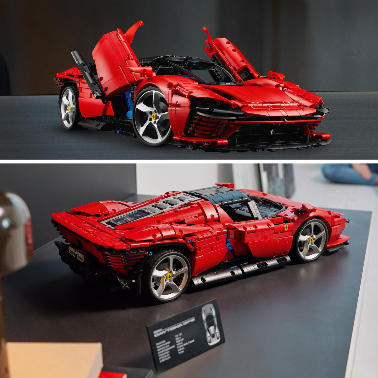 Lego technic ferrari daytona sp3 raceauto collectible voor volwassenen - 42143