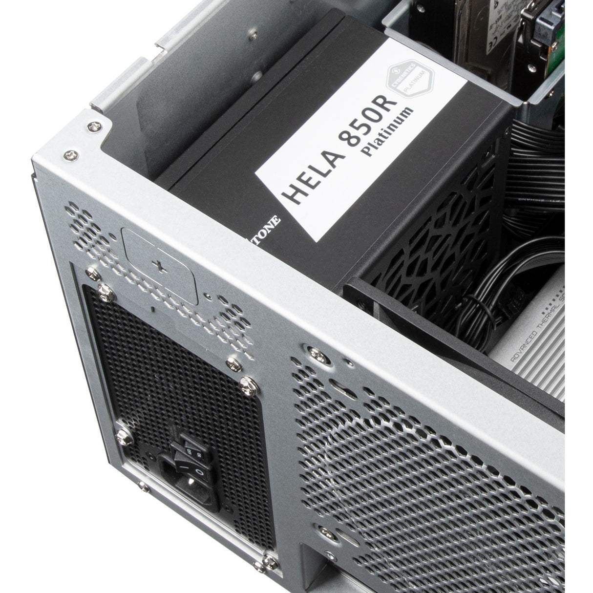 Silverstone rm52 server behuizing (zwart | 2x usb-a | 1x usb-c)