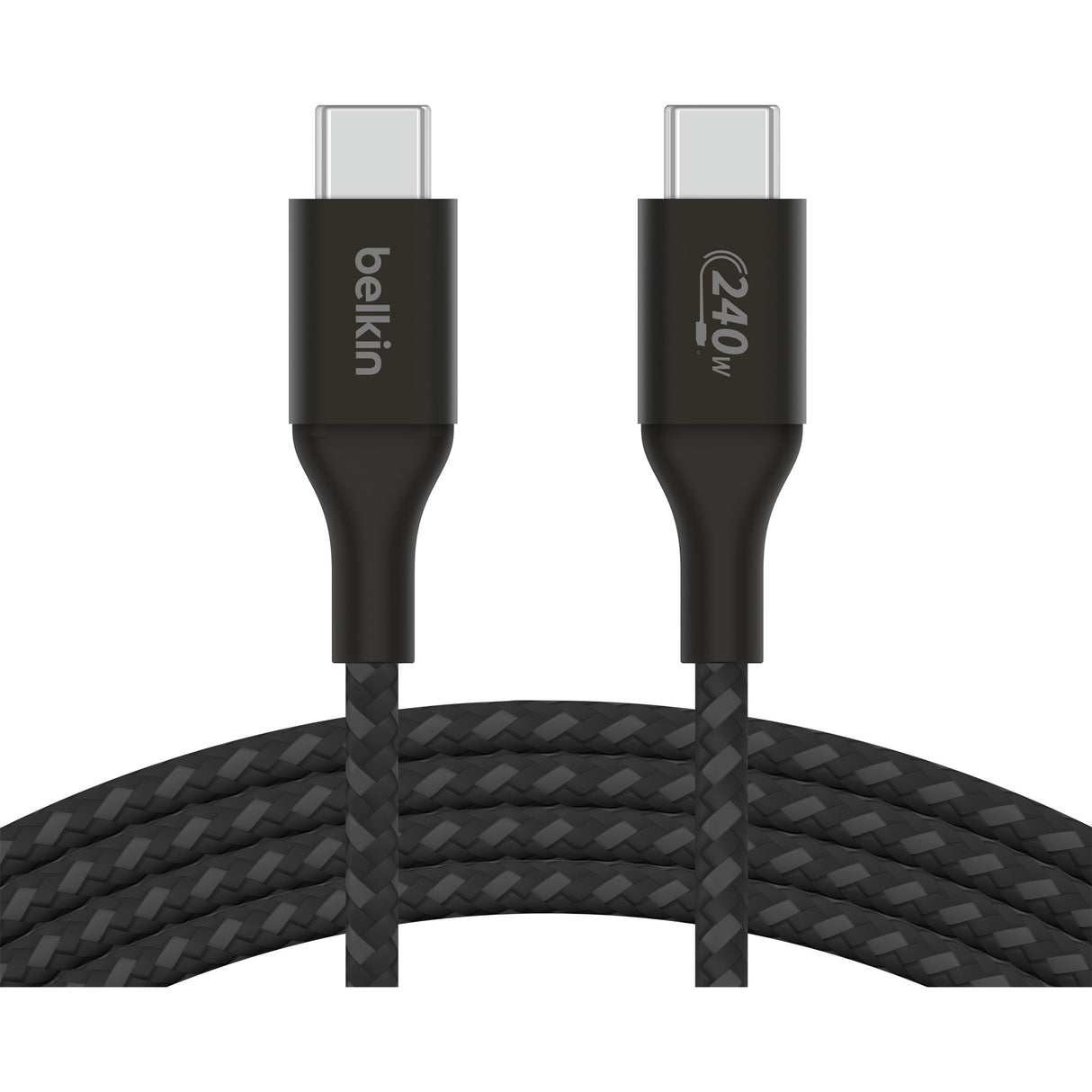 Belkin boostcharge usb-c > usb-c kabel (zwart, 1 meter, 240 w)