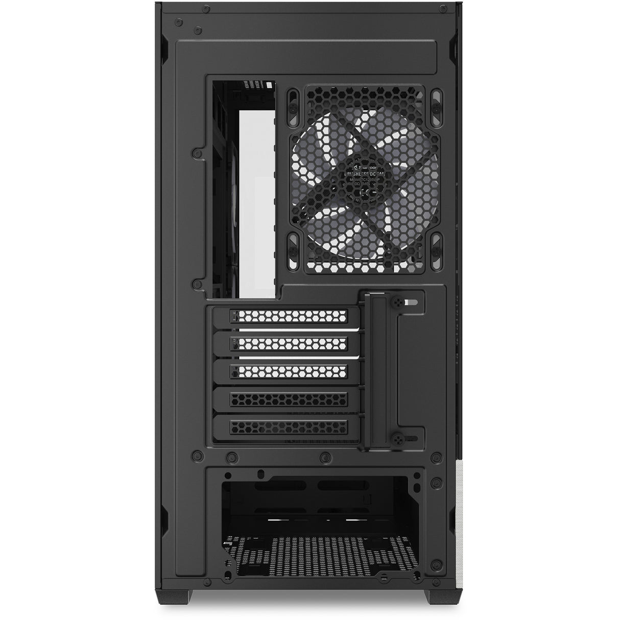 Sharkoon mk7 argb mini tower behuizing (zwart | 2x usb-a | 1x usb-c | rgb | tempered glass)