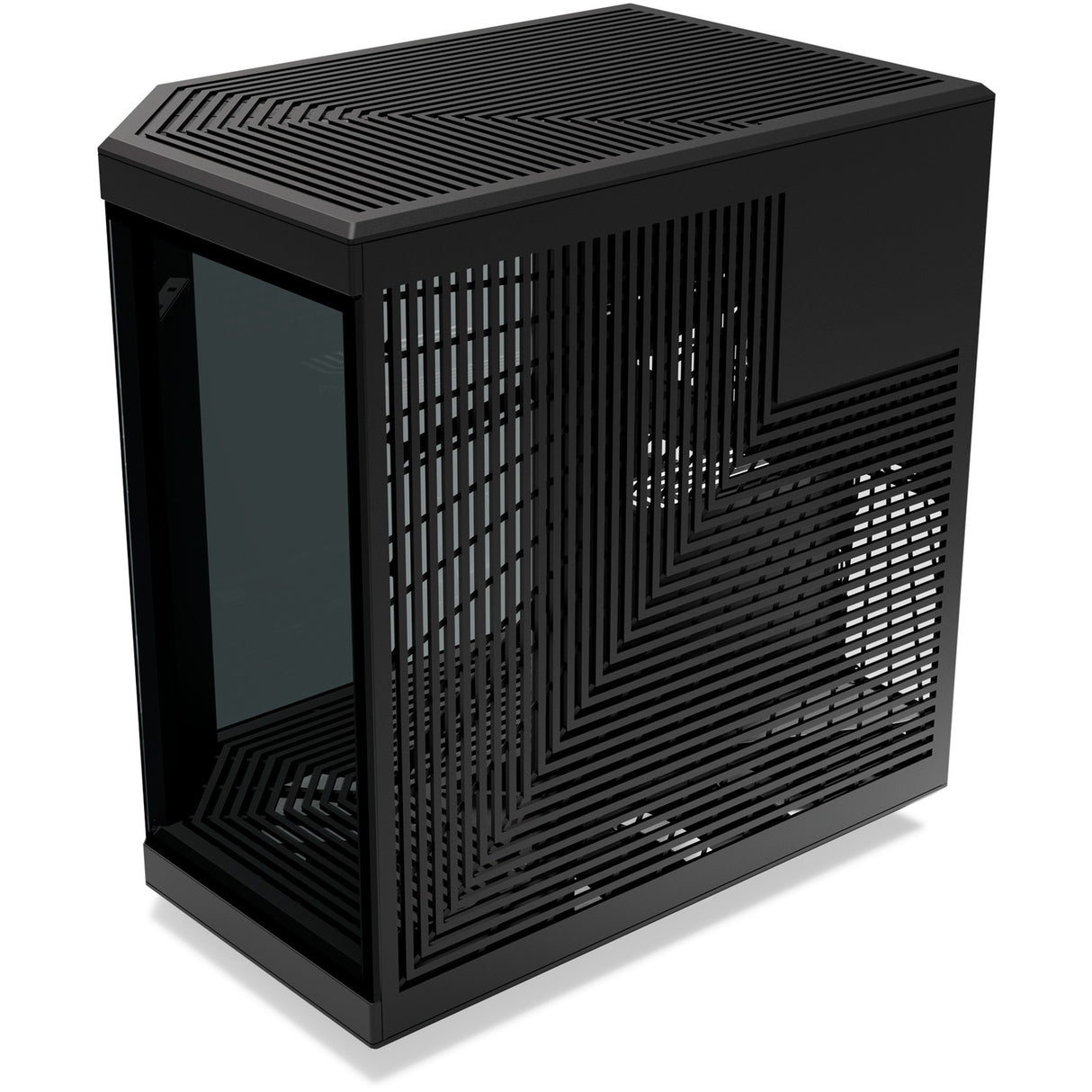 Hyte y70 touch infinite midi tower behuizing (zwart | 2x usb-a | 1x usb-c | tempered glass)