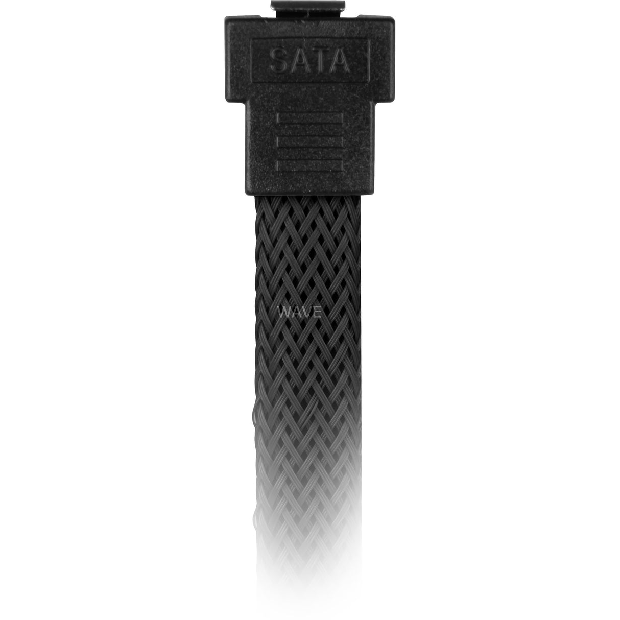 Sharkoon sata iii 90° sleeve kabel (zwart, 0,6 meter)