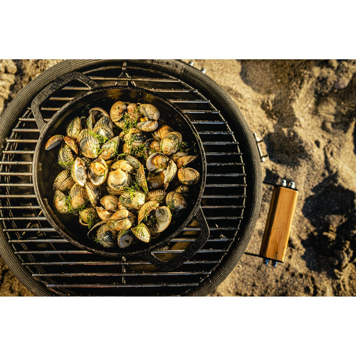 The windmill bbq pan s bak- braadpan (zwart, ø 20 cm | 2.1 liter)