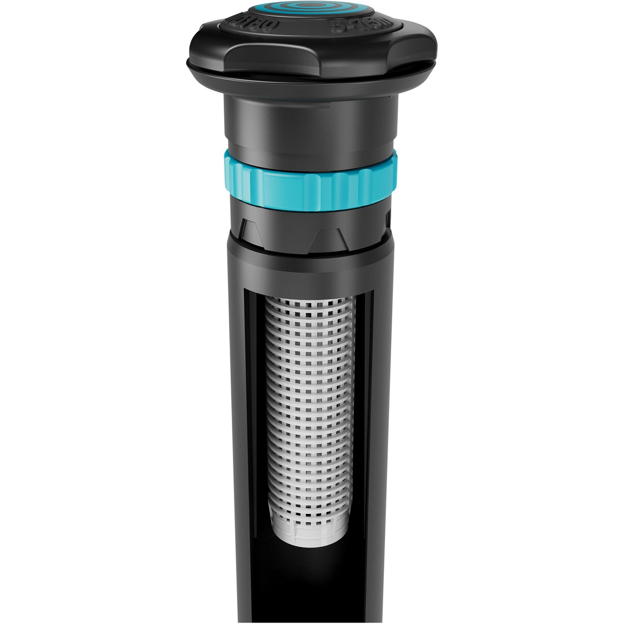 Gardena pop-up sprinkler md180 sproeier (zwart grijs, sproeiafstand tussen 5 m en 7,5 m)
