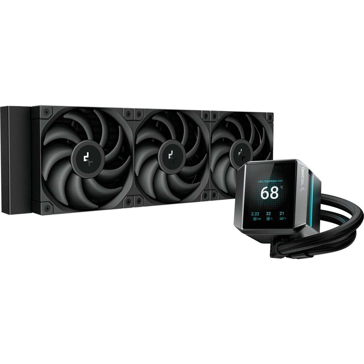 Deepcool mystique 360 waterkoeling (zwart, 4-pins pwm fan-connector)