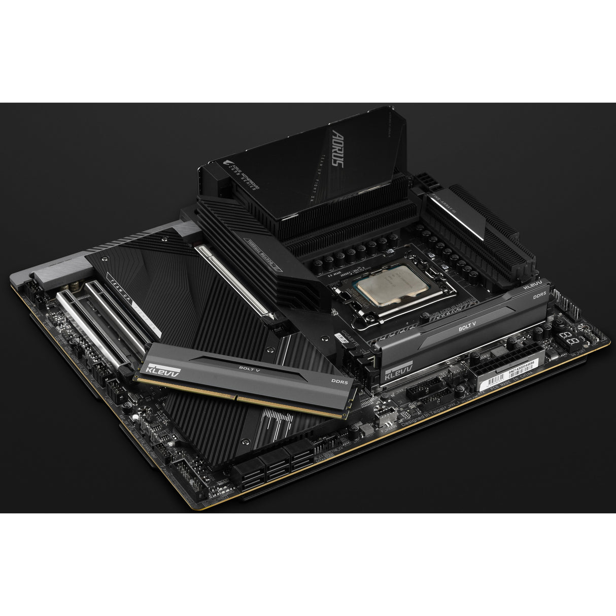 Klevv bolt v 32 gb ddr5-6000 (2x 16 gb) werkgeheugen (zwart, kd5agu880-60a300h, xmp 3.0, expo)