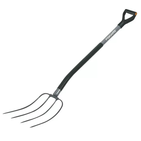 Fiskars ergonomic mestvork - compostvork - tuinvork - 136 cm