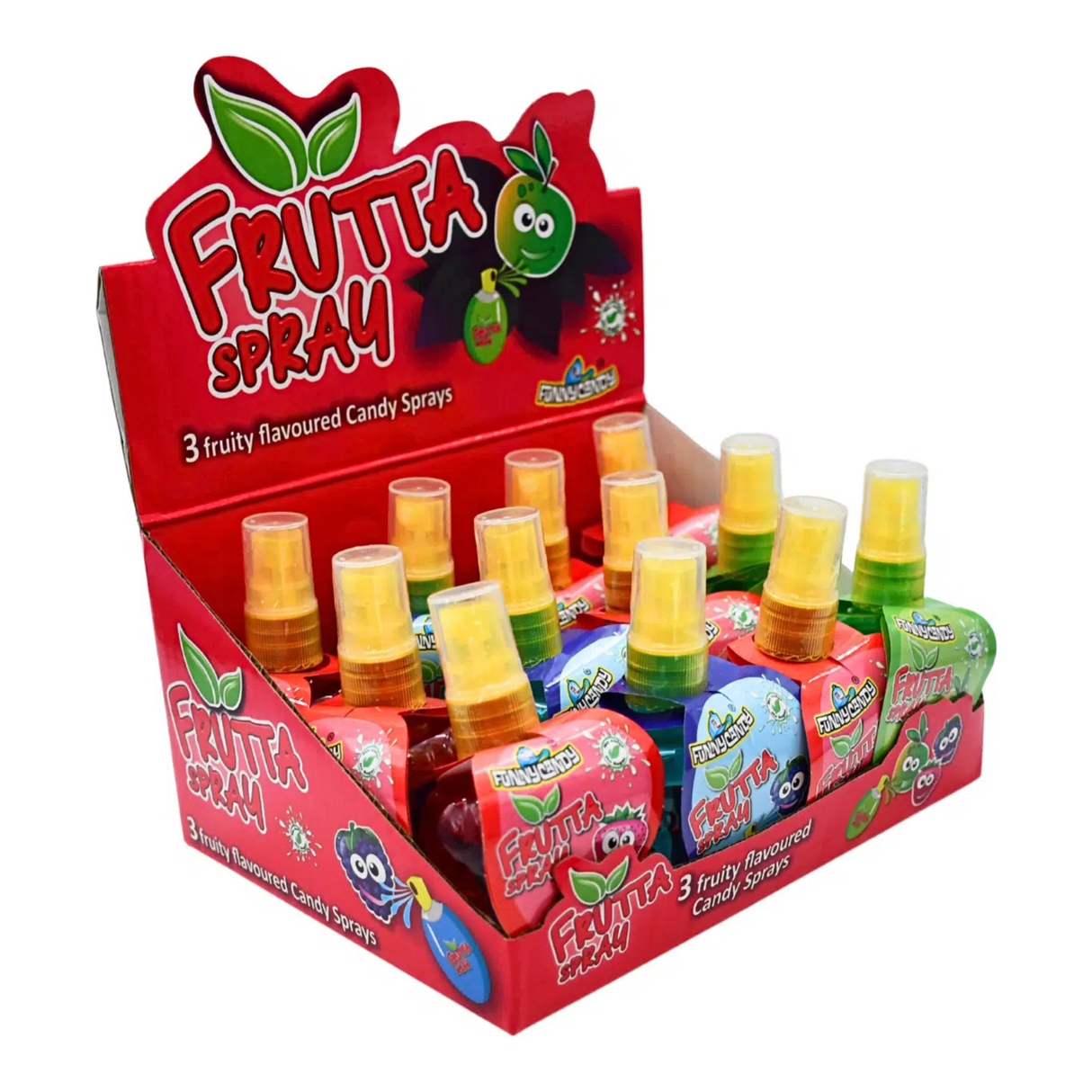 Funny candy frutta spray (12 stuks)