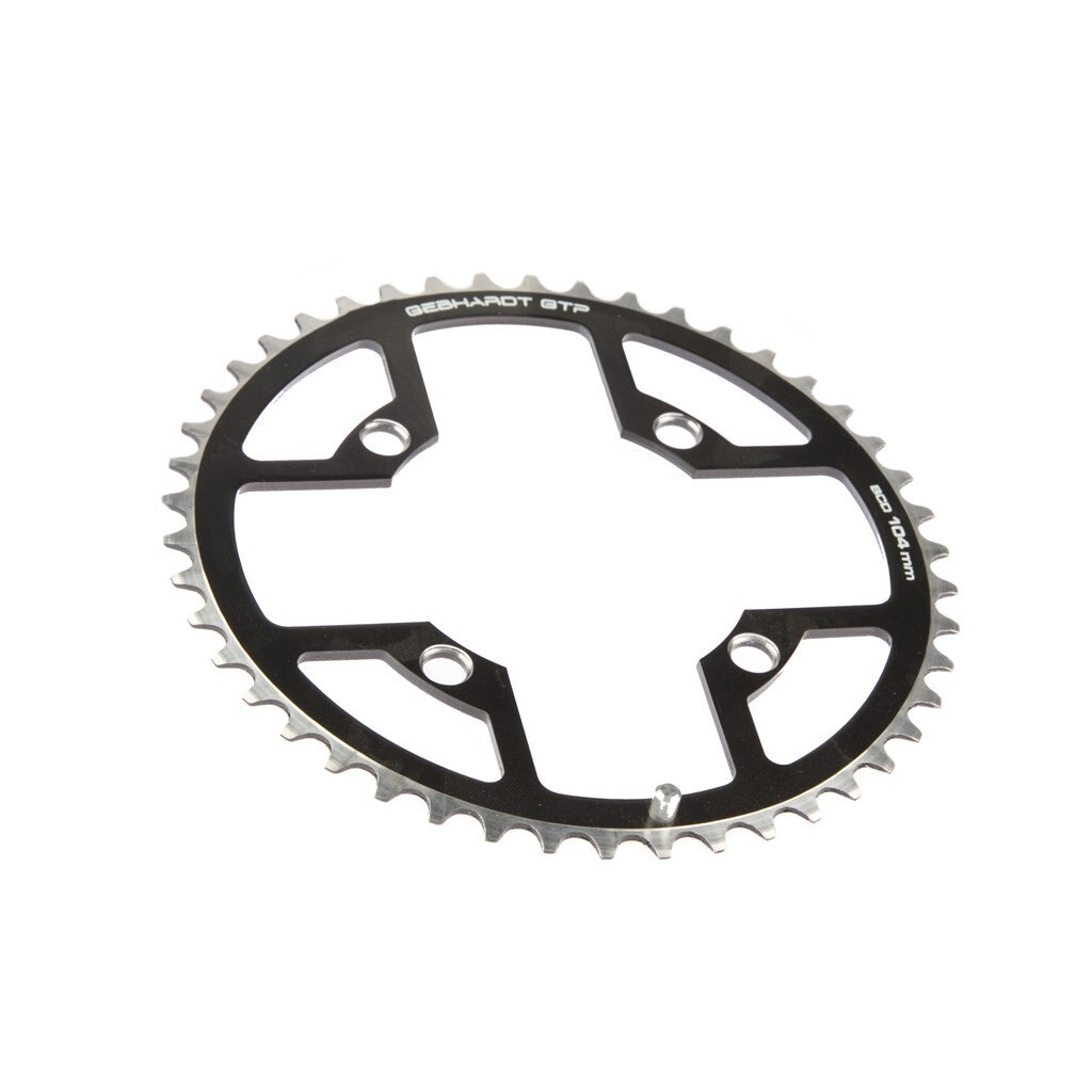 Buzaglo gebhardt kettingblad 46t bcd 104mm 4 armen, zwart