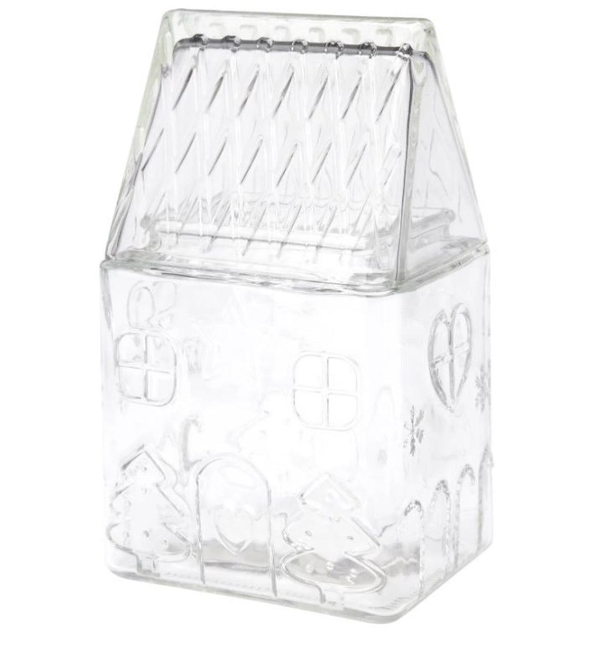 Home styling voorraadpot glas 1500ml huismodel