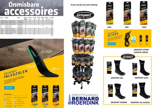 Grisport inlegzool laag 1000030 | zwart | maat 42 - 00.048.183.42