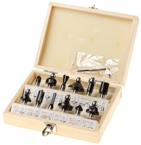 Hikoki accessoires hm frezenset 8mm (12 stuks) - 500507