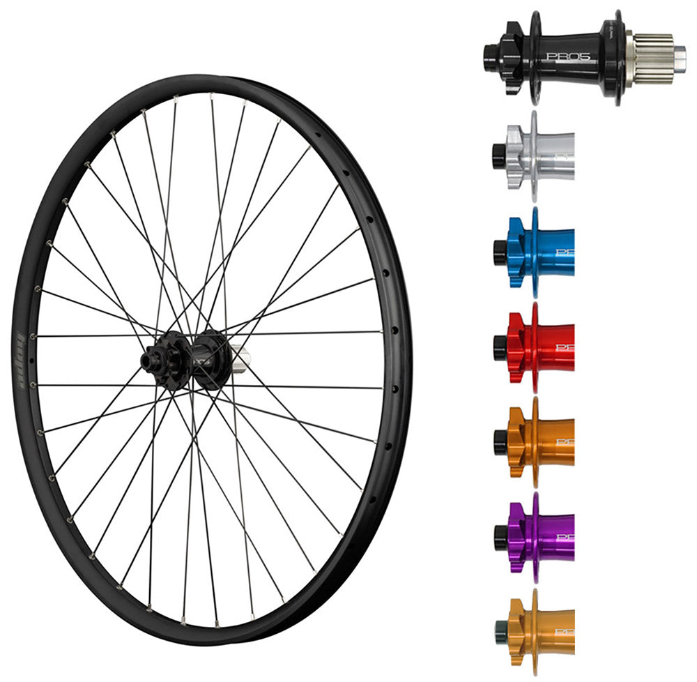 Hope fortus 30 pro 5 disc 6-bolt 29 sram xd boost rear wheel | red