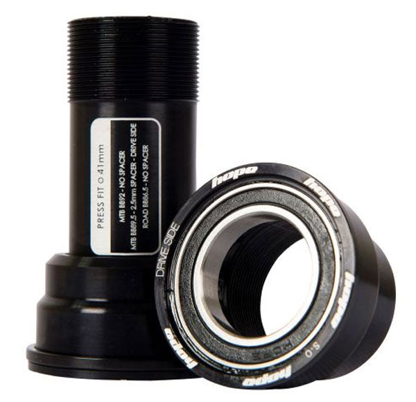 Hope bb pressfit 41 with stainless steel bearings black