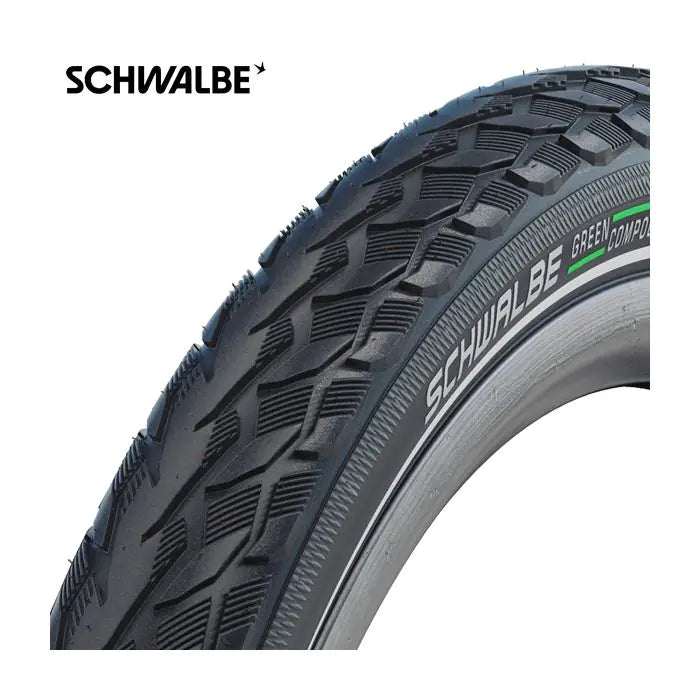 Buitenband Schwalbe Delta Cruiser Plus PunctureGuard 26 x 1 3 8 37-590 mm - zwart met reflectie