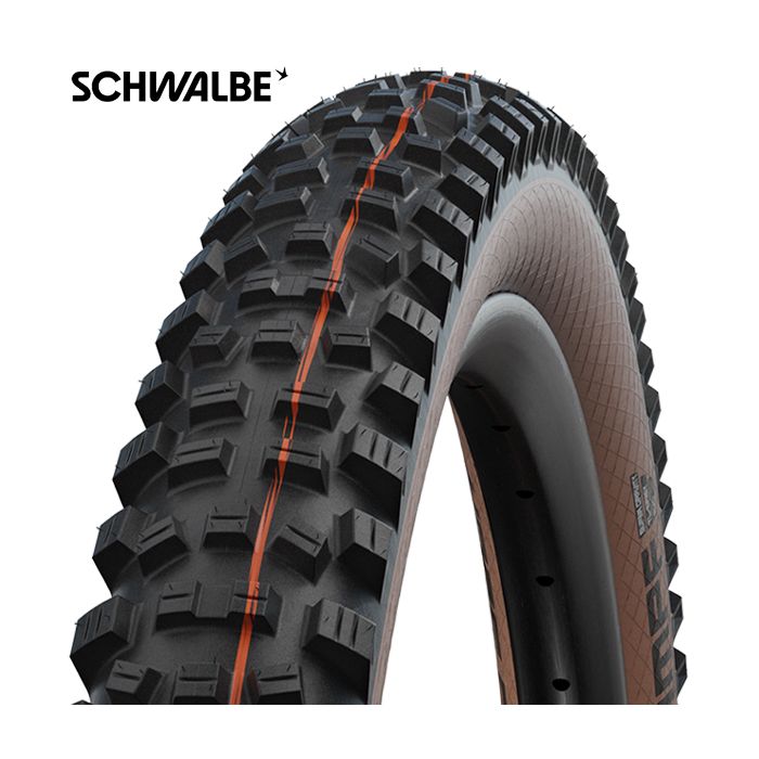 Vouwband Schwalbe Hans Dampf Super Trail 29 x 2.35 60-622 mm - bronze sidewall