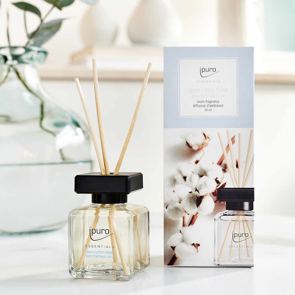 Ipuro geurdiffuser cotton fields 50 ml