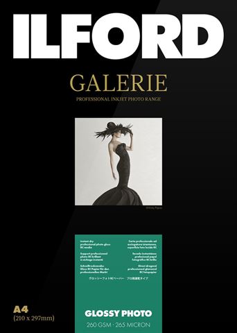 Ilford galerie glossy photo paper 260g igpgp a2 25 vel