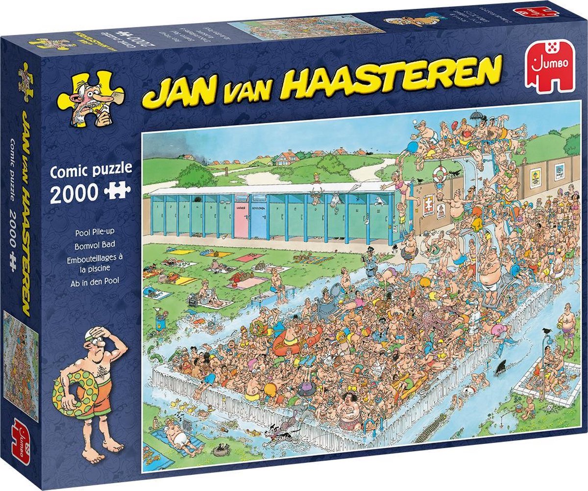 Jan van haasteren - bomvol bad - 2000 stukjes puzzel