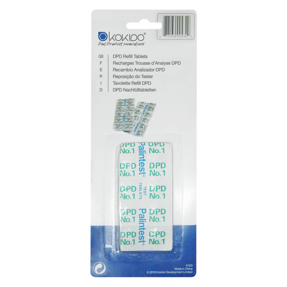 Merkloos kokido dpd testkit navulling