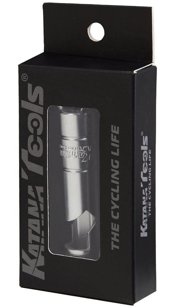 Katana socket bottle opener with key ring