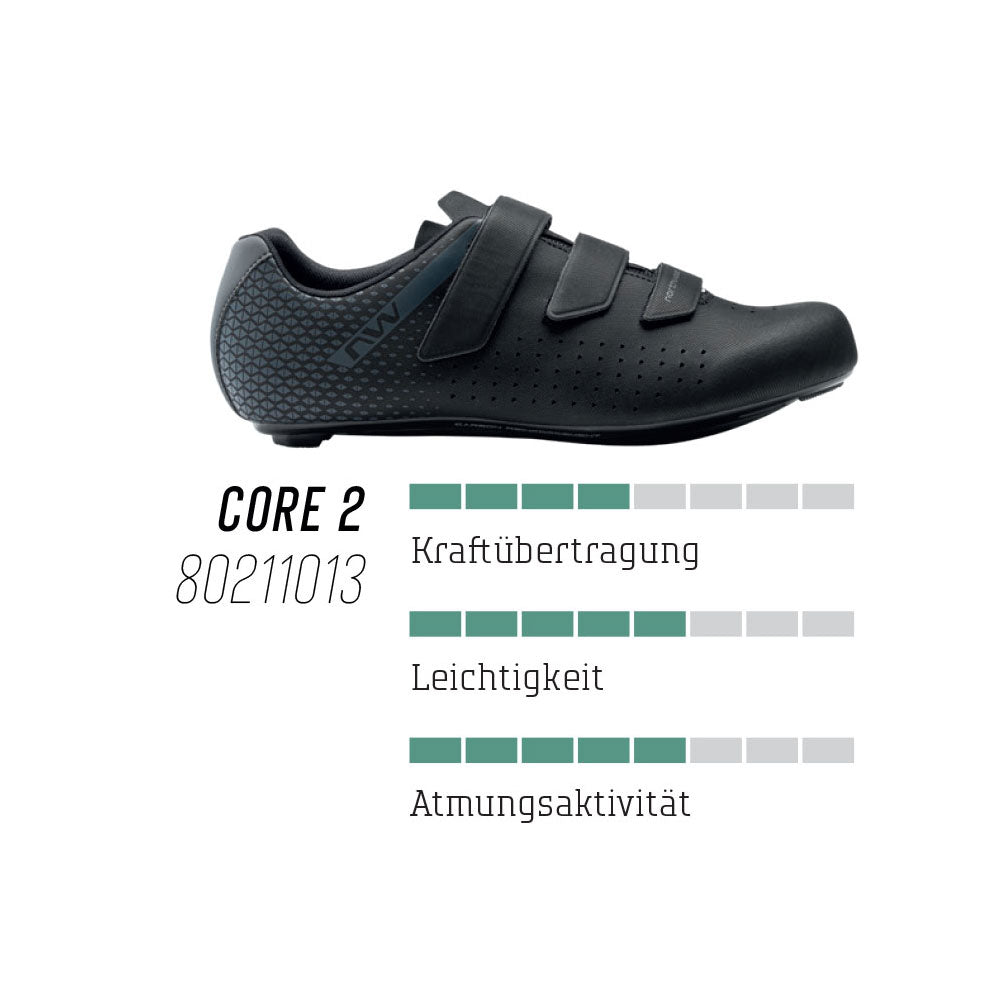 Northwave core 2 - road bike shoes | 45