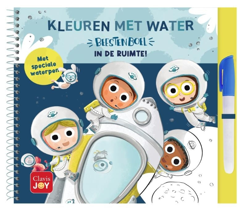 Clavis kleuren met water. beestenboel - in de ruimte!