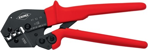 Knipex krimptang | lengte 250 mm | 2x6, 2x10, 2x16 (awg 2x10, 2x7, 2x5) mm² | 1 stuk - 97 52 18 97 52 18
