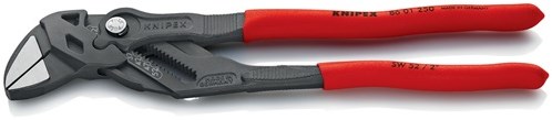Knipex sleuteltang | lengte 250 mm zwart gefosfateerd | spanwijdte 52 mm kunststof mantel | 1 stuk - 86 01 250