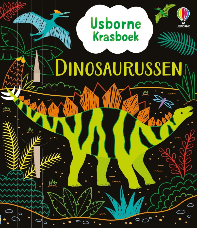 Usborne krasboek dinosaurussen