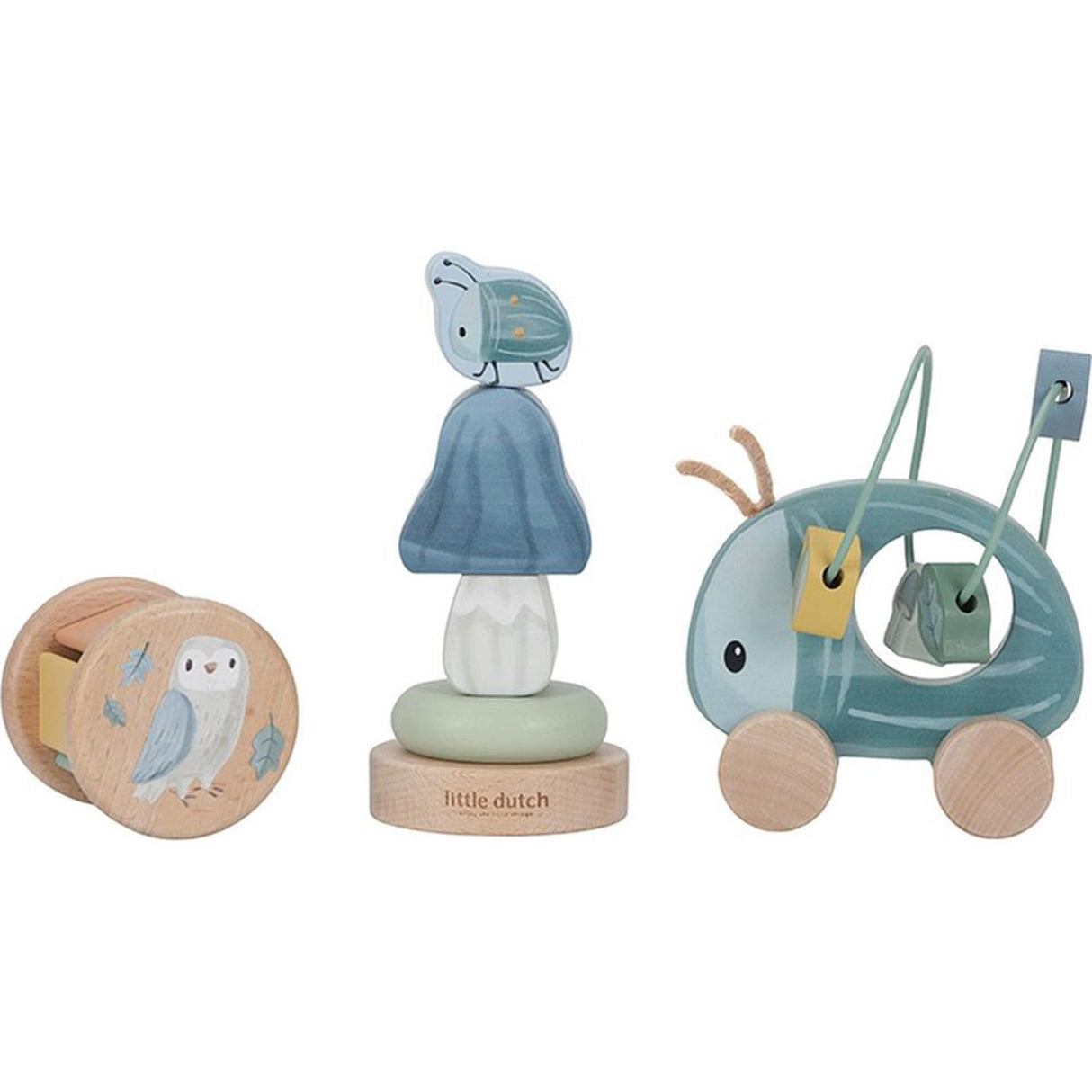 Little dutch cadeau set hout - forest friends fsc
