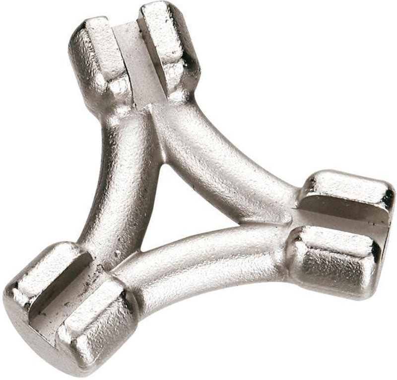 Lezyne cnc spoke wrench 3.22 3.3 3.45mm silver