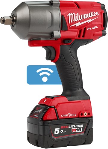 Milwaukee m18 onefhiw12-502x 1 2 fuel accu slagmoersleutel (2x 5.0ah accu) - 4933459727