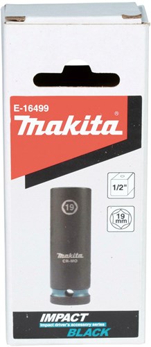 Makita accessoires makita krachtdop impact black 1 2 19x82mm - e-16499