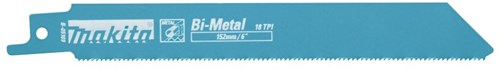 Makita accessoires makita b-05169 reciprozaagbladen - 152 x 1,4mm - metaal (5st)